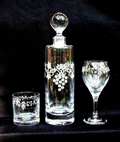 Glass and Decanter Set Drinkware Glass