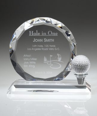 Golf Trophy 2 – Medium Awards - Crystal Golf Medium