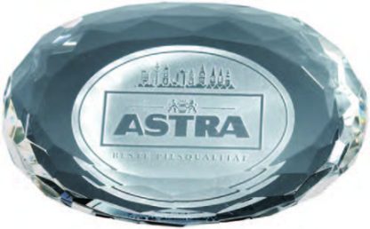Oval Paperweight Paperweights - Crystal Paperweight