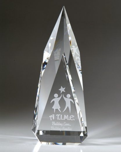 Zenith – Large, Optical Crystal Awards - Crystal Large