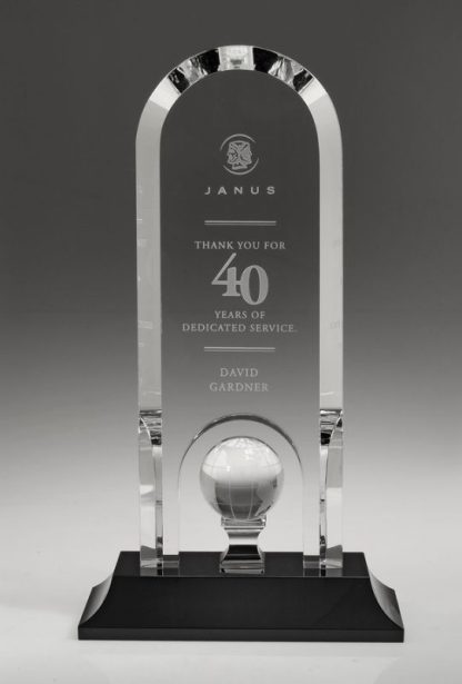 Optima-Globe – Large Awards - Crystal Globe Large