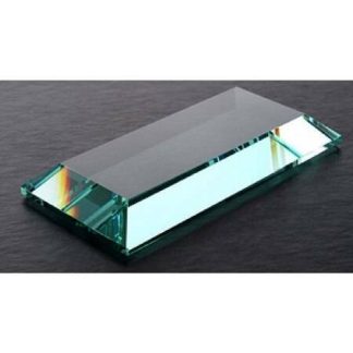 Beveled Paperweight 3×4 Paperweights - Jade Glass Paperweight
