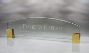 Name Plate w/ Chrome Corners