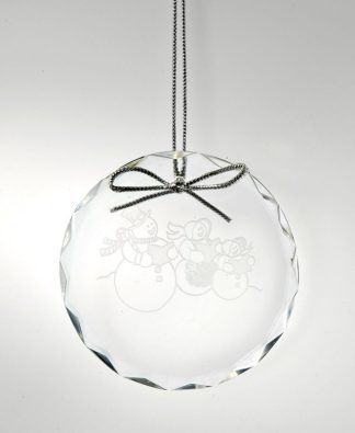 Crystal Round Ornament Ornaments Round