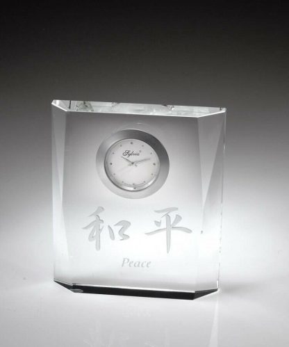 Faceted Desktop Clock Clocks Clock