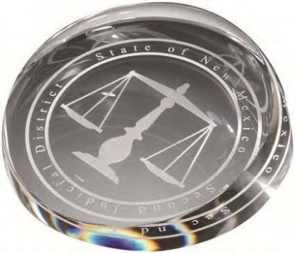 Corona Paperweight – Small Paperweights - Crystal Paperweight
