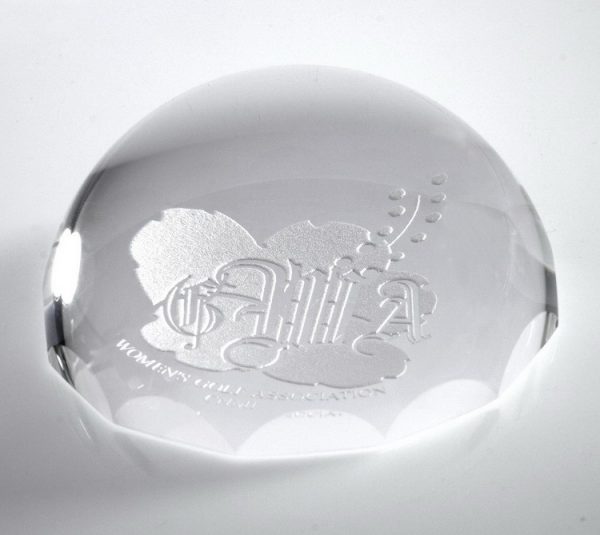 Magnifier Paperweight 1 Paperweights - Crystal Paperweight