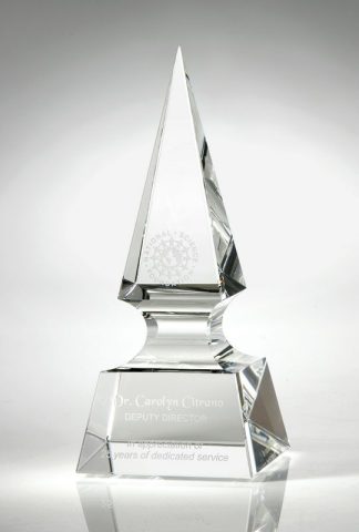 Spear – Small, Optical Crystal Awards - Crystal Small
