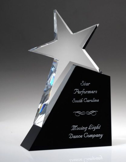 Shooting Star – Large Awards - Crystal Star Star