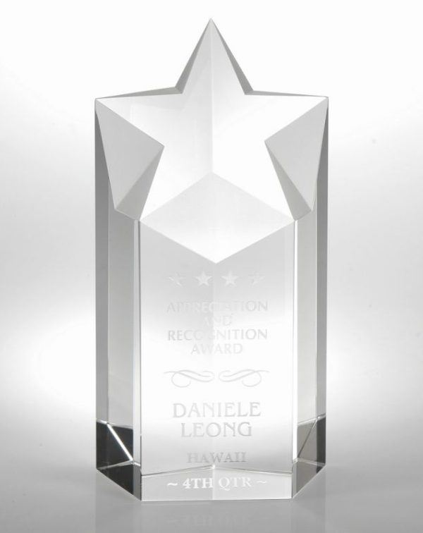 Star 1 – Large,Optical, Crystal Awards - Crystal Star