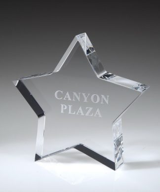Star Paperweight Awards - Crystal Star Paperweight