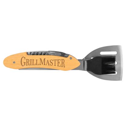 Wood 5-in-1 BBQ Tool BBQ Items Wood