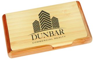 Maple  Rosewood Finish Business Card Holder Business Card Holders Business