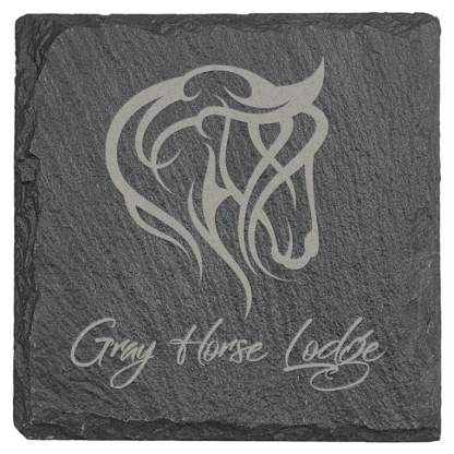 4 x 4 Square Slate Coaster Coasters Coaster
