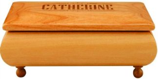 Red Alder Trinket Box 4×7 Jewelry Boxes Red