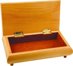 Red Alder Trinket Box 6×10 Jewelry Boxes Red