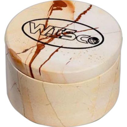 Round Keepsake Jar Jewelry Boxes Round