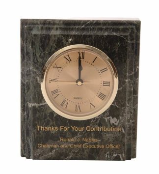 Marble Poly Clock Clocks Marble