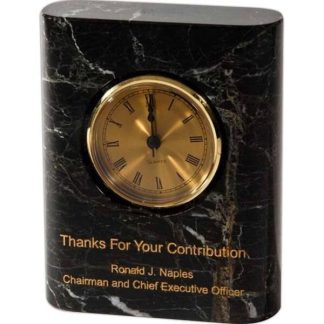 Marble Rectangle Clock Clocks Marble