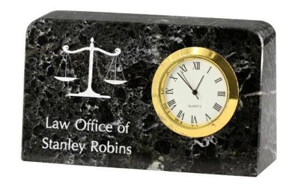 Marble Mini Horizontal Clock Clocks Marble
