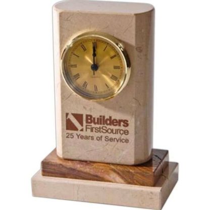 Marble Power Clock Clocks Marble