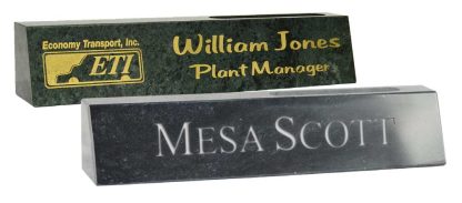 Marble Name Plate With Card Holder Name Bar name