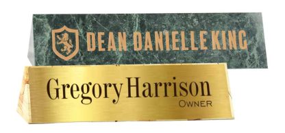 Triangle Nameplate Name Bar Triangle