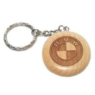 Round Wood Rectangle Keychain Maple Keychains Maple