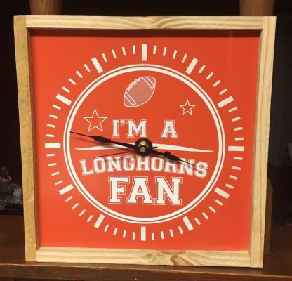 Wood – Color Clock with custom face 12 in x 12 in Clocks Wood