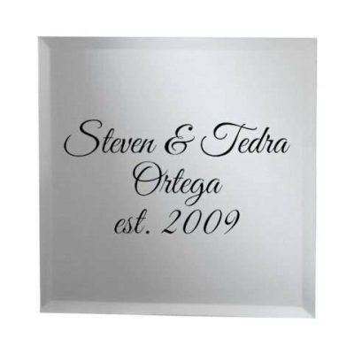 Established Cursive Mirror - Personalized
