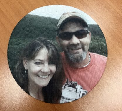 Neoprene – Black 4 inch diameter coaster Coasters Black
