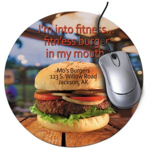 Personalized Neoprene Photo Mouse Pad – Round | Digital Monkey Mouse Pad Personalized