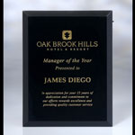 Plaques - Black Glass