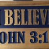 John 3:16 Wood Sign Wood Signs Wood