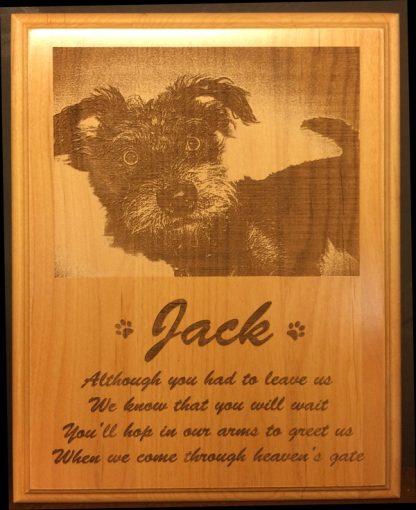 10.5X13 GEN RED ALDER PLAQUE 10.5 x 13 Plaque Plaque
