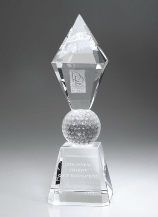 Golf Scepter – Large Awards - Crystal Golf Large