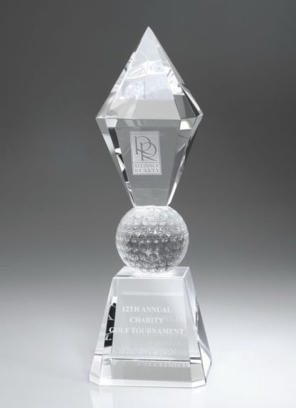 Golf Scepter – Large Awards - Crystal Golf Large