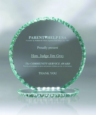 Corona, Pearl Edge – Small Awards - Jade Glass Corona