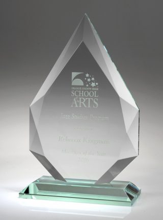 Apex – Large, Jade Glass Awards - Jade Glass Glass