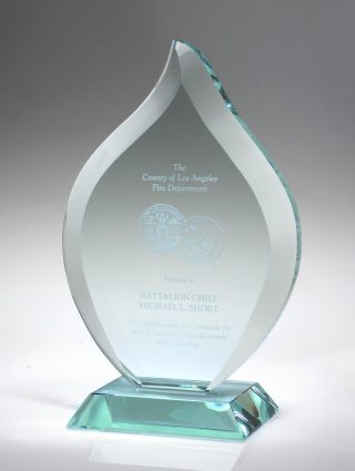 Flame – Medium, Jade Glass Awards - Jade Glass Glass