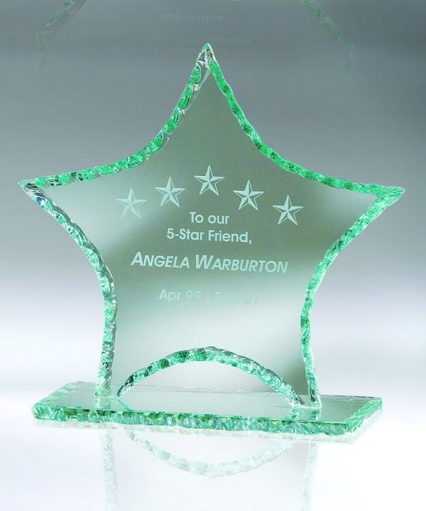 Star 2 – Large, Jade Glass Awards - Jade Glass Star
