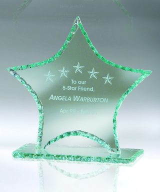 Star 2 – Small, Jade Glass Awards - Jade Glass Star