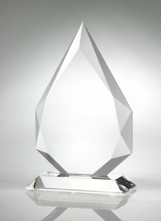 Apex – Large, Optical Crystal Awards - Crystal Large