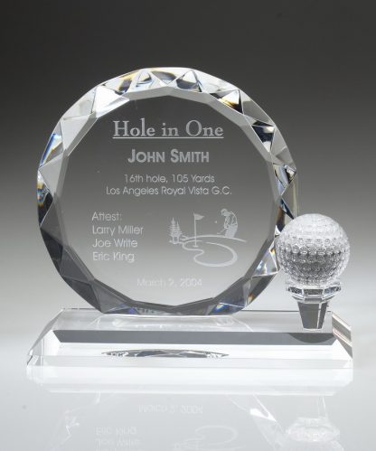 Golf Trophy 2 – small Awards - Crystal Golf Small