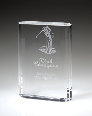 Merit – Large, Optical Crystal Awards - Crystal Large