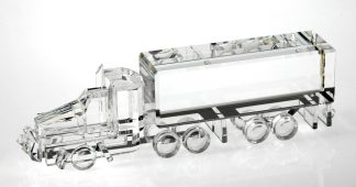 18 Wheeler – Large, Optical Crystal Awards - Crystal Large