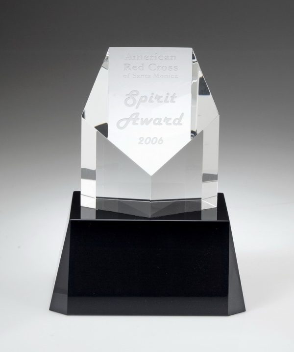 Pentagon – Large, Optical Crystal Awards - Crystal Large