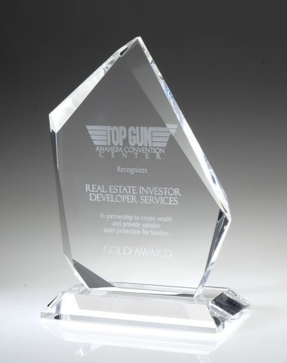 Summit – Xlarge, Optical Crystal Awards - Crystal Large