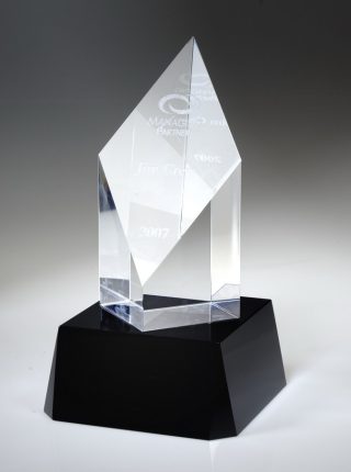 Vertex – Small, Optical Crystal Awards - Crystal Small