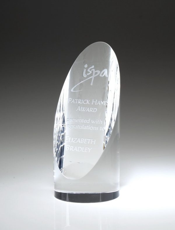 Cylinder – Large, Optical Crystal Awards - Crystal Large